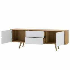 Studio Copenhagen Sideboard Loca I - Weiß / Wildeiche - Breite: 180 cm -BÜROMÖBEL Verkaufsgeschäft 1000005255 50 GALLERYIMAGES P000000001000005255