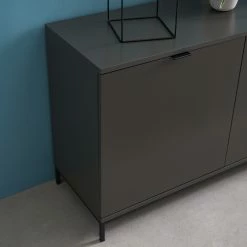 Studio Copenhagen Sideboard Harma I - Dunkelgrau -BÜROMÖBEL Verkaufsgeschäft 1000007080 191127 10453900006 DETAILS P000000001000007080