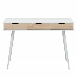 Mørteens Schreibtisch Dingus - Weiß / Eiche -BÜROMÖBEL Verkaufsgeschäft 1000015644 200609 13004700016 DETAILS P000000001000015644