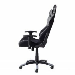Home24office Gaming Chair mcRacing I - Schwarz / Grau -BÜROMÖBEL Verkaufsgeschäft 1000027353 201009 12340700004 DETAILS P000000001000027353