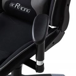 Home24office Gaming Chair mcRacing I - Schwarz / Grau -BÜROMÖBEL Verkaufsgeschäft 1000027353 201009 12341400011 DETAILS P000000001000027353