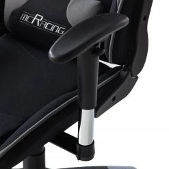 Home24office Gaming Chair mcRacing I - Schwarz / Grau -BÜROMÖBEL Verkaufsgeschäft 1000027353 201009 12341600013 DETAILS P000000001000027353