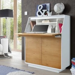 Mørteens Sekretär Boge - Asteiche / Matt Weiß -BÜROMÖBEL Verkaufsgeschäft 1000027423 190329 07355000001 MOOD GALLERYIMAGES P000000001000027423 mood