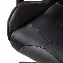 Home24office Gaming Chair mcRacer II - Schwarz / Grau -BÜROMÖBEL Verkaufsgeschäft 1000027438 200701 11450900026 DETAILS P000000001000027438
