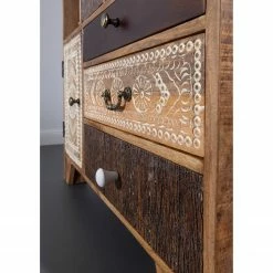 Ars manufacti Regal Curenna I - Mango teilmassiv - Mango / Braun -BÜROMÖBEL Verkaufsgeschäft 1000040374 220127 130021000035 DETAILS P000000001000040374