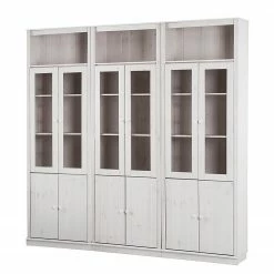 Maison Belfort Bücherwand Lillehammer III - Kiefer massiv - Kiefer Weiß -BÜROMÖBEL Verkaufsgeschäft 1000056976 210608 10324000018 DETAILS P000000001000056976