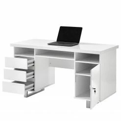 Fredriks Schreibtisch Paddington - Hochglanz Weiß -BÜROMÖBEL Verkaufsgeschäft 1000063605 200925 11075200004 DETAILS P000000001000063605