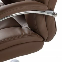 Home24office Chefsessel Director II - Kunstleder / Kunststoff - Cappuccino / Silber -BÜROMÖBEL Verkaufsgeschäft 1000064391 200701 11452100043 DETAILS P000000001000064391