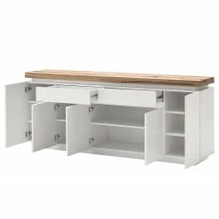 Fredriks Sideboard Roble III - Inkl. Beleuchtung - Eiche / Matt Weiß 17 Fredriks Sideboard Roble III - Inkl. Beleuchtung - Eiche / Matt Weiß -BÜROMÖBEL Verkaufsgeschäft 1000064533 210723 15384800006 DETAILS P000000001000064533