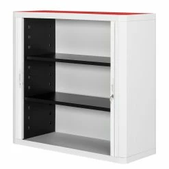 EasyOffice by Paperflow Rollladenschrank easyOffice Nature - Rot -BÜROMÖBEL Verkaufsgeschäft 1000071485 210831 09455500005 DETAILS P000000001000071485