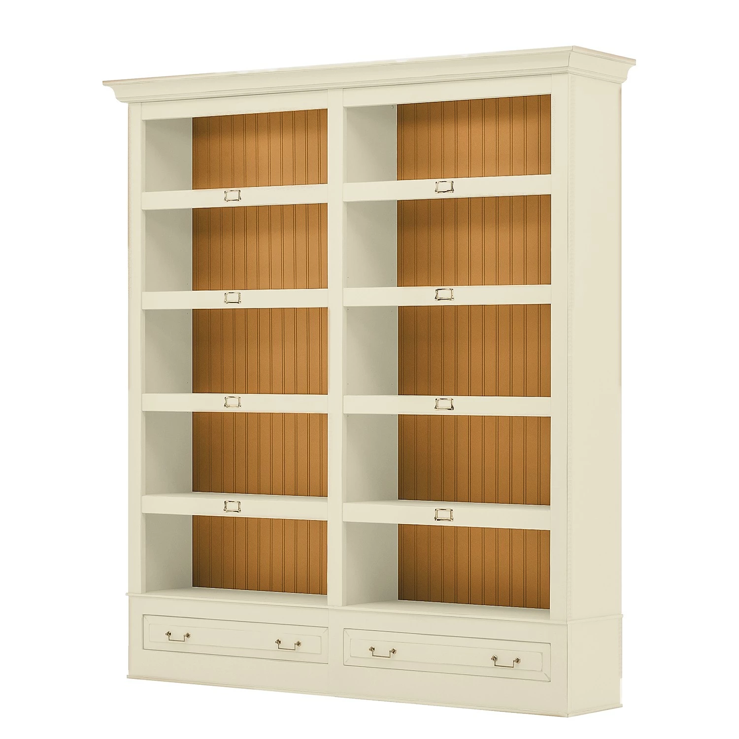 Maison Belfort Bücherregal Azjana I - Pinie Weiß / Pinie Honig 3 Maison Belfort Bücherregal Azjana I - Pinie Weiß / Pinie Honig