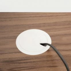 Temahome Schreibtisch Volga - Weiß / Walnuss -BÜROMÖBEL Verkaufsgeschäft 1000094989 180712 10470159 GALLERYIMAGES P000000001000094989