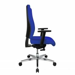 Topstar Bürodrehstuhl Profi Star 15 - Webstoff / Aluminium - Blau -BÜROMÖBEL Verkaufsgeschäft 1000096420 190208 08090500066 GALLERYIMAGES P000000001000096420