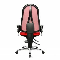Topstar Bürodrehstuhl Sitness 15 - Kunstfaser / Metall - Rot / Chrom -BÜROMÖBEL Verkaufsgeschäft 1000096507 190208 08091100255 GALLERYIMAGES P000000001000096507