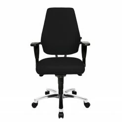 Topstar Bürodrehstuhl Sitness 30 - Kunstfaser / Aluminium - Schwarz / Silber -BÜROMÖBEL Verkaufsgeschäft 1000096519 190208 08091200298 GALLERYIMAGES P000000001000096519