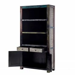 Wolf-Möbel Regal Goa III - Mango teilmassiv - Mango Dunkelbraun -BÜROMÖBEL Verkaufsgeschäft 1000104045 191011 08063500004 DETAILS P000000001000104045