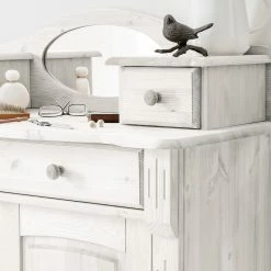 Maison Belfort Vertiko Narva - Kiefer Weiß -BÜROMÖBEL Verkaufsgeschäft 1000104519 210223 10290300485 DETAILS P000000001000104519