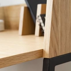 Mørteens Sekretär Hilo - Eiche / Schwarz -BÜROMÖBEL Verkaufsgeschäft 1000111510 200814 08201200014 DETAILS P000000001000111510