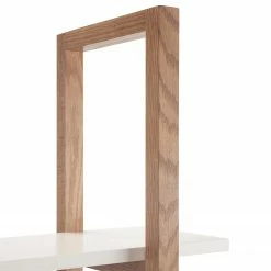 Mørteens Bücherregal Store I - Eiche teilmassiv - Weiß / Eiche -BÜROMÖBEL Verkaufsgeschäft 1000113301 180905 07483207 GALLERYIMAGES P000000001000113301