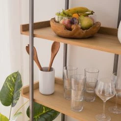 Ars manufacti Bücherregal Dharai II - Echtholzfurnier / Metall - Eiche / Silber 23 Ars manufacti Bücherregal Dharai II - Echtholzfurnier / Metall - Eiche / Silber -BÜROMÖBEL Verkaufsgeschäft 1000117167 180912 12435808 GALLERYIMAGES P000000001000117167