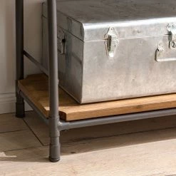 Ars manufacti Regal Atelier IV - Akazie massiv / Metall - Akazie Braun / Anthrazit -BÜROMÖBEL Verkaufsgeschäft 1000123167 180917 101123051 GALLERYIMAGES P000000001000123167