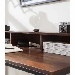 Ars manufacti Schreibtisch Woodson I - Akazie massiv / Eisen - Akazie Braun -BÜROMÖBEL Verkaufsgeschäft 1000123250 210205 15492100005 DETAILS P000000001000123250