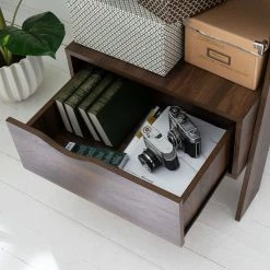 Mørteens Regal Gjora - Gummibaum teilmassiv - Walnuss -BÜROMÖBEL Verkaufsgeschäft 1000123440 190321 17262400004 GALLERYIMAGES P000000001000123440