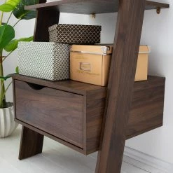 Mørteens Regal Gjora - Gummibaum teilmassiv - Walnuss -BÜROMÖBEL Verkaufsgeschäft 1000123440 190321 17262400005 GALLERYIMAGES P000000001000123440