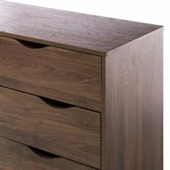 Mørteens Sideboard Gjora - Gummibaum teilmassiv - Walnuss -BÜROMÖBEL Verkaufsgeschäft 1000123698 190201 06504200014 GALLERYIMAGES P000000001000123698