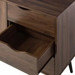 Mørteens Sideboard Gjora - Gummibaum teilmassiv - Walnuss -BÜROMÖBEL Verkaufsgeschäft 1000123698 190201 06504200017 GALLERYIMAGES P000000001000123698