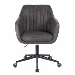 Mørteens Bürodrehstuhl Leedy - Kunstleder - Vintage Grau / Schwarz -BÜROMÖBEL Verkaufsgeschäft 1000123850 181030 16260126 GALLERYIMAGES P000000001000123850