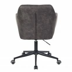 Mørteens Bürodrehstuhl Leedy - Kunstleder - Vintage Grau / Schwarz -BÜROMÖBEL Verkaufsgeschäft 1000123850 181030 16260228 GALLERYIMAGES P000000001000123850