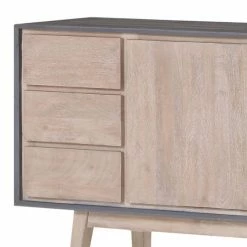 Norrwood Sideboard Karis - Mango massiv - Grau / Mango -BÜROMÖBEL Verkaufsgeschäft 1000124013 180803 14033080 GALLERYIMAGES P000000001000124013