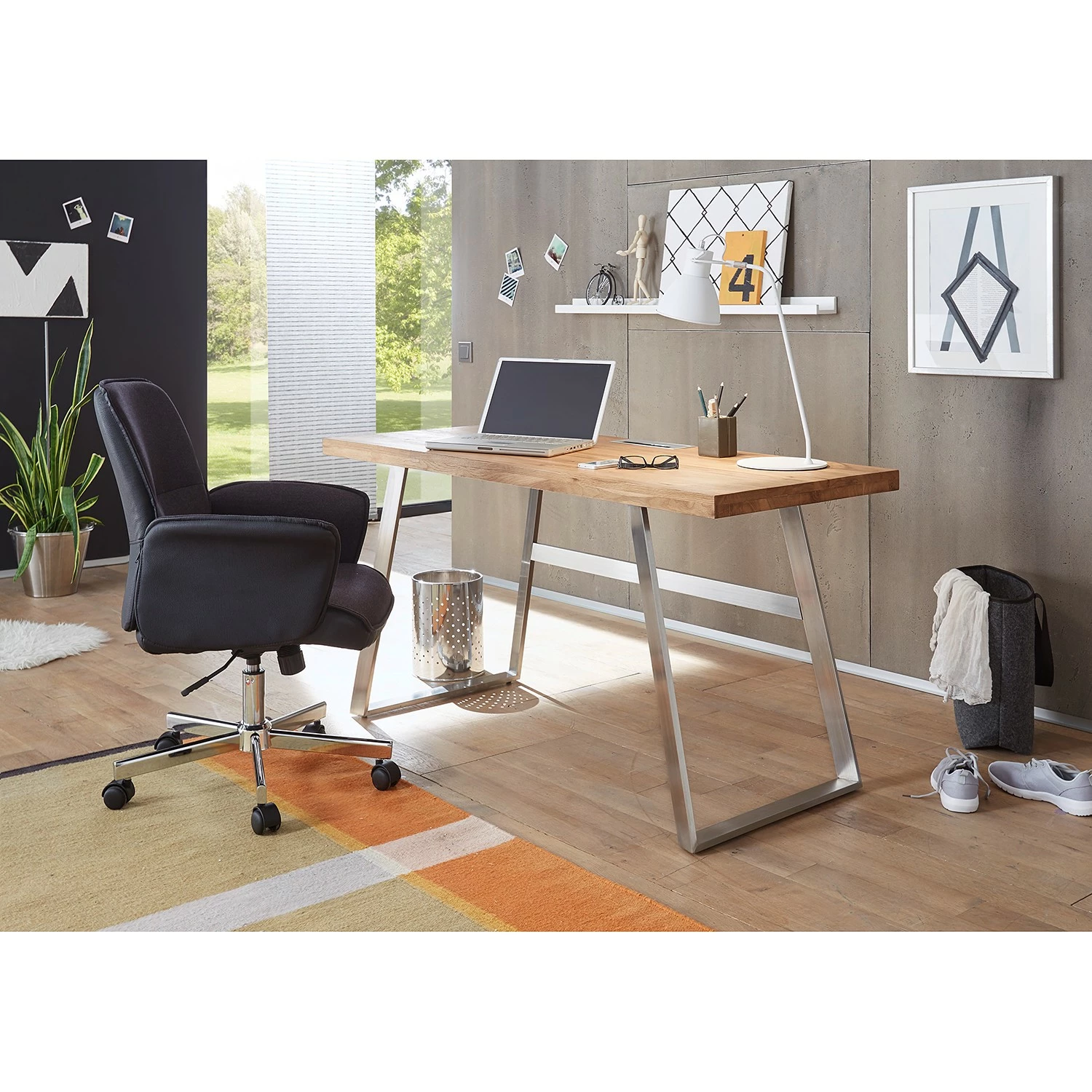 Fredriks Schreibtisch Aleg - Asteiche 4 Fredriks Schreibtisch Aleg - Asteiche – Bild 2