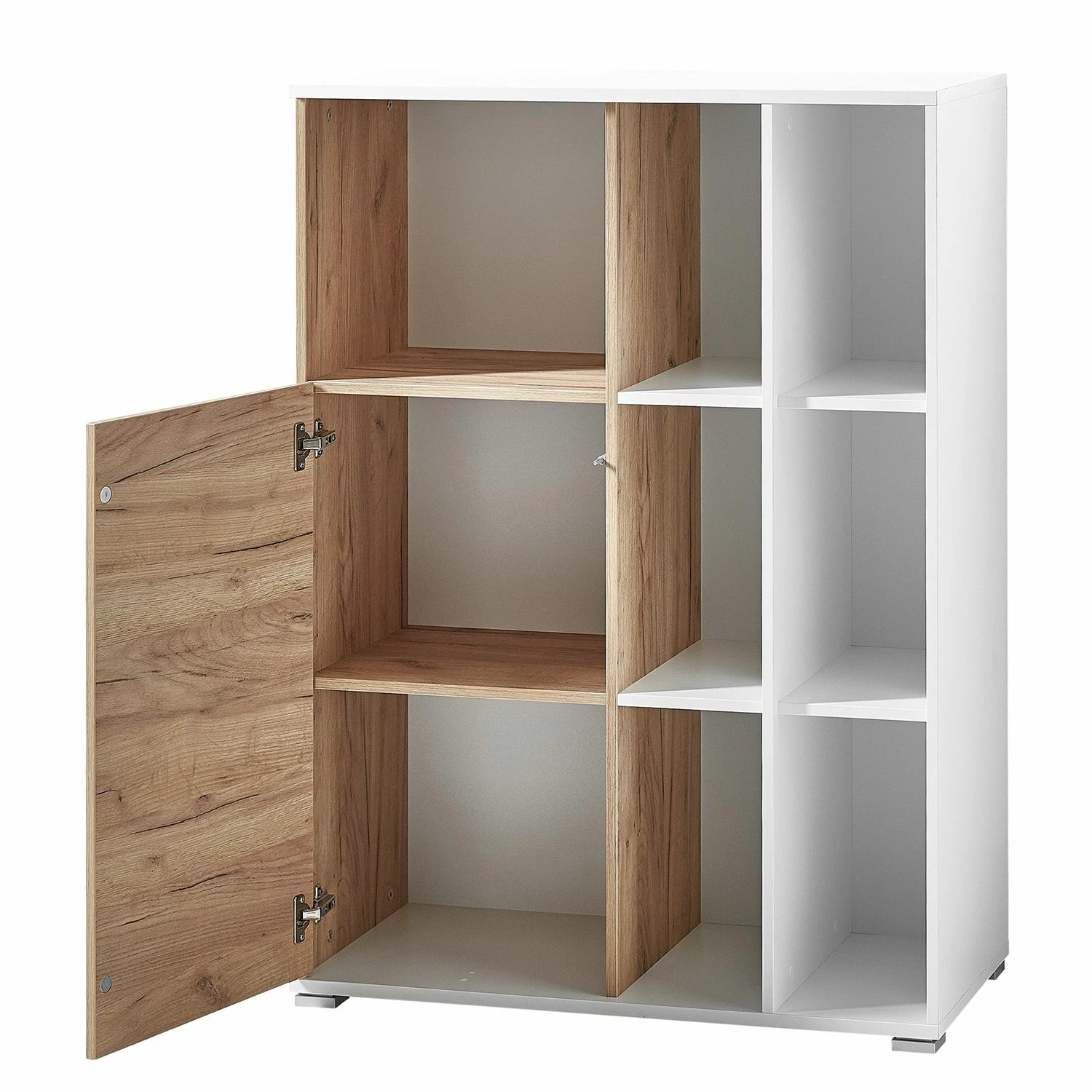 Germania Aktenschrank Lioni l - Eiche Navarra Dekor / Weiß 10 Germania Aktenschrank Lioni l - Eiche Navarra Dekor / Weiß – Bild 8