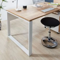 Germania Schreibtisch Lioni - Eiche Navarra Dekor / Weiß -BÜROMÖBEL Verkaufsgeschäft 1000126195 180716 12473816 MOOD GALLERYIMAGES P000000001000126195 mood