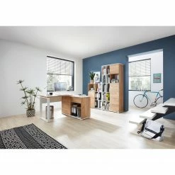 Germania Aktenschrank Lioni ll - Eiche Navarra Dekor / Weiß -BÜROMÖBEL Verkaufsgeschäft 1000126234 181009 10480513 MOOD GALLERYIMAGES P000000001000126234 mood