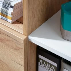 Germania Aktenschrank Lioni ll - Eiche Navarra Dekor / Weiß -BÜROMÖBEL Verkaufsgeschäft 1000126234 181009 10480616 GALLERYIMAGES P000000001000126234