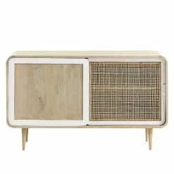 Norrwood Sideboard Gunnebo - Mango massiv - Mango / Weiß -BÜROMÖBEL Verkaufsgeschäft 1000127301 180810 15411906 GALLERYIMAGES P000000001000127301