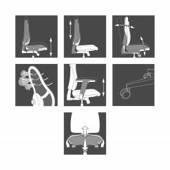 Topstar Bürodrehstuhl Lady Sitness Deluxe - Webstoff - Weiß -BÜROMÖBEL Verkaufsgeschäft 1000127458 180807 17584703 ICON GALLERYIMAGES P000000001000127458 icon seal