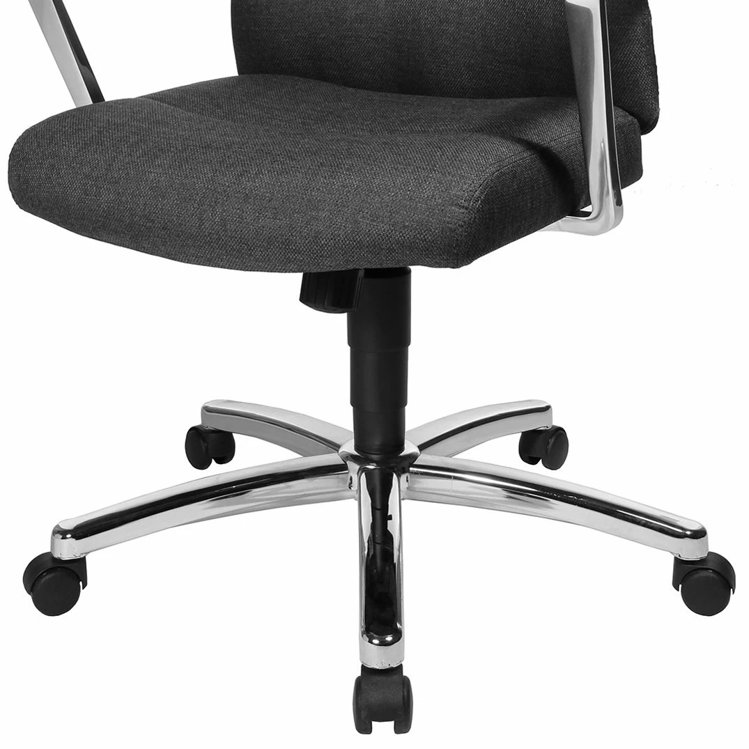 Topstar Bürodrehstuhl Chairman 70 l - Webstoff / Aluminium - Anthrazit / Chrom 10 Topstar Bürodrehstuhl Chairman 70 l - Webstoff / Aluminium - Anthrazit / Chrom – Bild 8