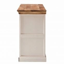 Maison Belfort Sideboard Newhaven - Mango teilmassiv - Mango / Weiß -BÜROMÖBEL Verkaufsgeschäft 1000128954 200122 18404800047 DETAILS P000000001000128954