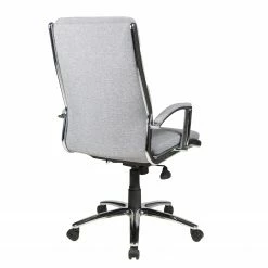 Duo Collection Chefsessel Lennes - Webstoff / Metall - Grau / Chrom -BÜROMÖBEL Verkaufsgeschäft 1000129054 180817 15164857 GALLERYIMAGES P000000001000129054