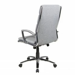 Duo Collection Chefsessel Lennes - Webstoff / Metall - Grau / Chrom -BÜROMÖBEL Verkaufsgeschäft 1000129054 180817 15164859 GALLERYIMAGES P000000001000129054