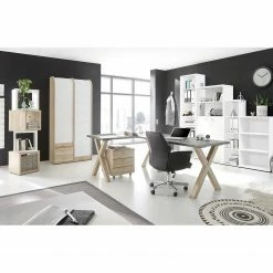 Mooved Aktenregal Leeton l - Weiß - Höhe: 109 cm -BÜROMÖBEL Verkaufsgeschäft 1000131613 190109 13061400014 MOOD GALLERYIMAGES P000000001000131613 mood