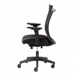 Home24office Bürodrehstuhl Wilton - Webstoff - Schwarz - Mit Armlehnen -BÜROMÖBEL Verkaufsgeschäft 1000133117 180919 09515240 GALLERYIMAGES P000000001000133117