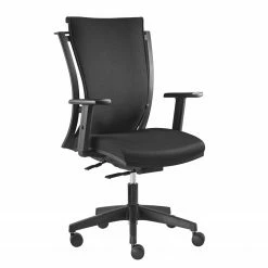 Home24office Bürodrehstuhl Wilton - Webstoff - Schwarz - Mit Armlehnen -BÜROMÖBEL Verkaufsgeschäft 1000133117 180919 09515242 GALLERYIMAGES P000000001000133117