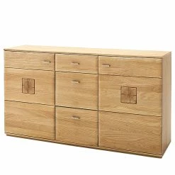 Naturoo Sideboard Vilela - Eiche teilmassiv - Eiche Bianco / Eiche Bianco Dekor