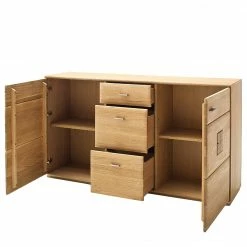 Naturoo Sideboard Vilela - Eiche teilmassiv - Eiche Bianco / Eiche Bianco Dekor -BÜROMÖBEL Verkaufsgeschäft 1000133680 200816 11335600003 DETAILS P000000001000133680