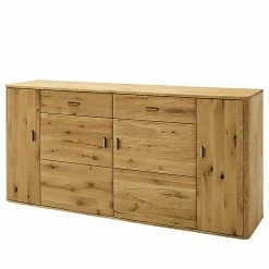 Naturoo Sideboard Forge II - Eiche teilmassiv - Balkaneiche Bianco / Eiche Bianco